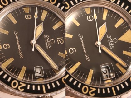 Two Seamaster 300 produced four days apart