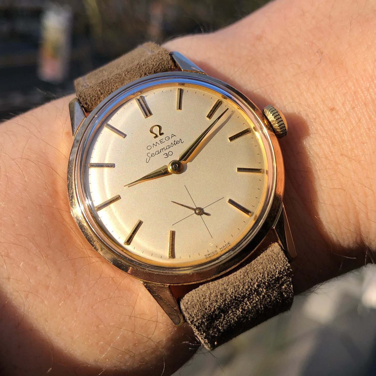 Omega seamaster 2024 30 gold