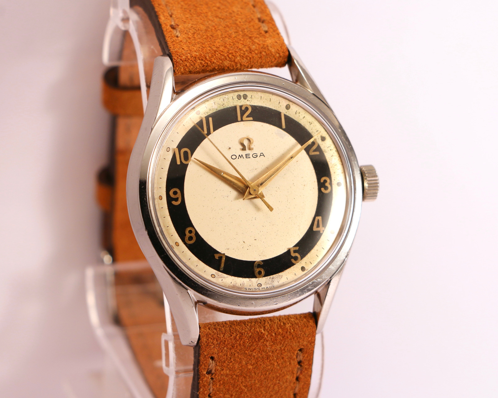 Omega 30T2 ref. 2792 rare two-tone dial 36mm fully serviced – Brussels ...