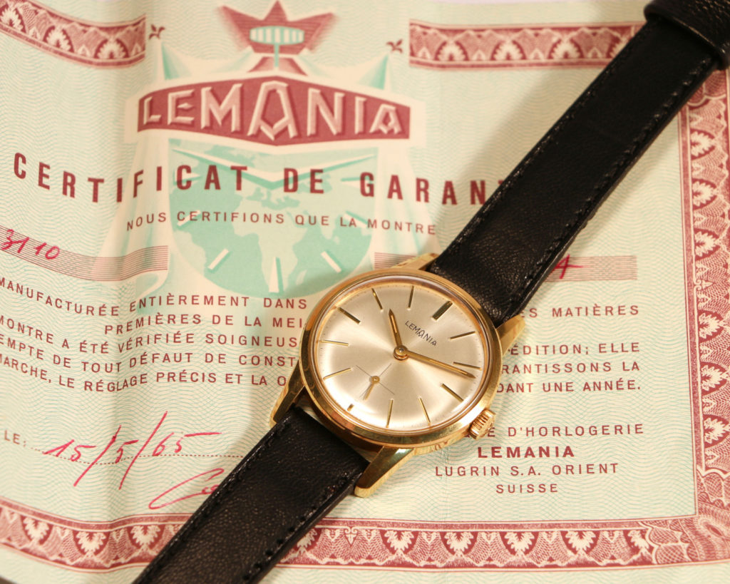 Lemania classic full set 1965 exceptional condition Brussels Vintage