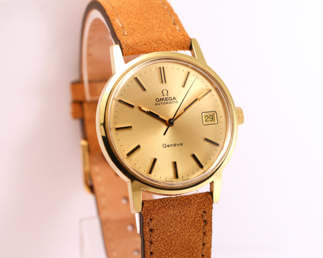 Omega Genève vintage automatic ref. 166.0163 – Brussels Vintage Watches