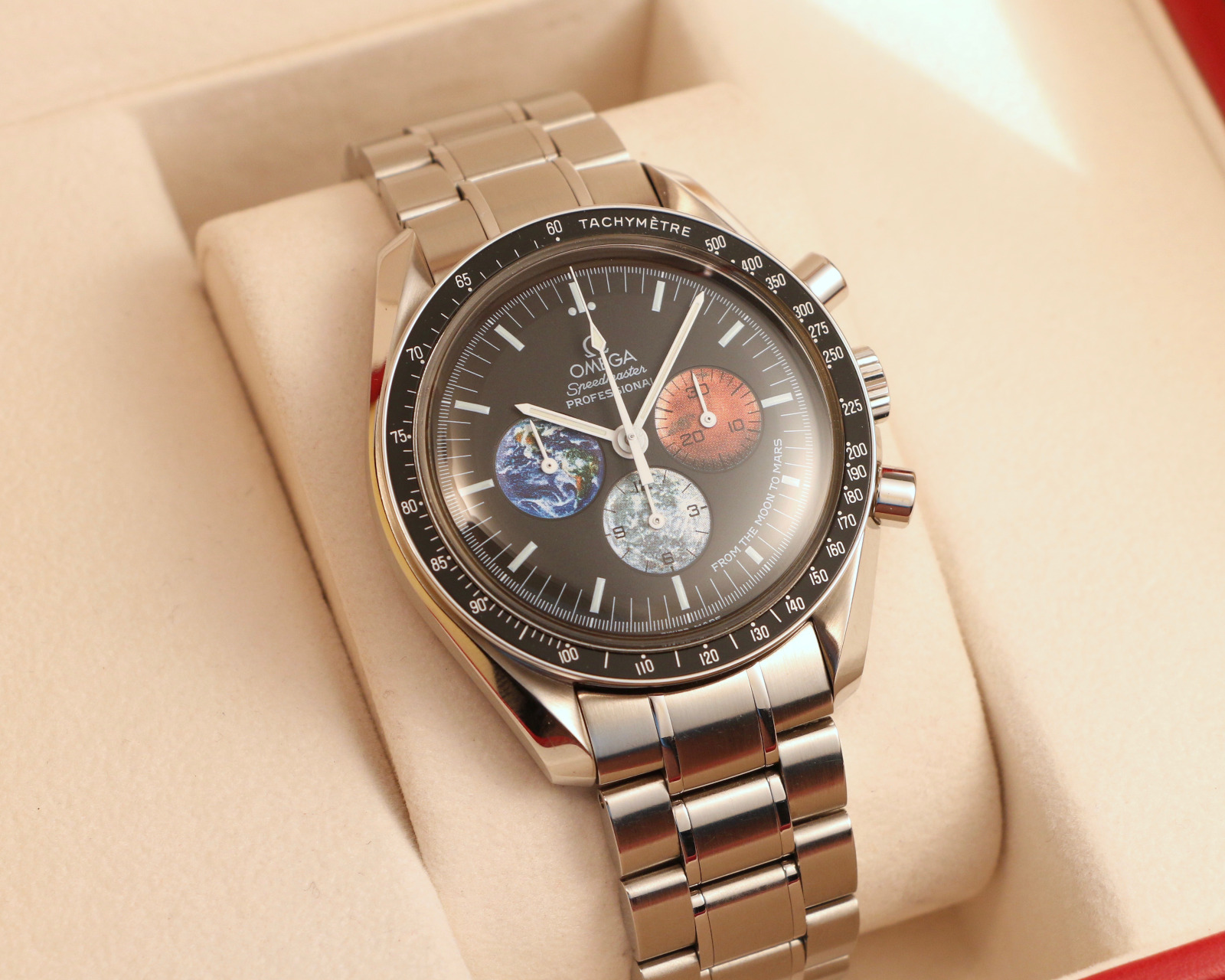 Rare Omega Speedmaster “From The Moon To Mars” ref. 3577.50.00 