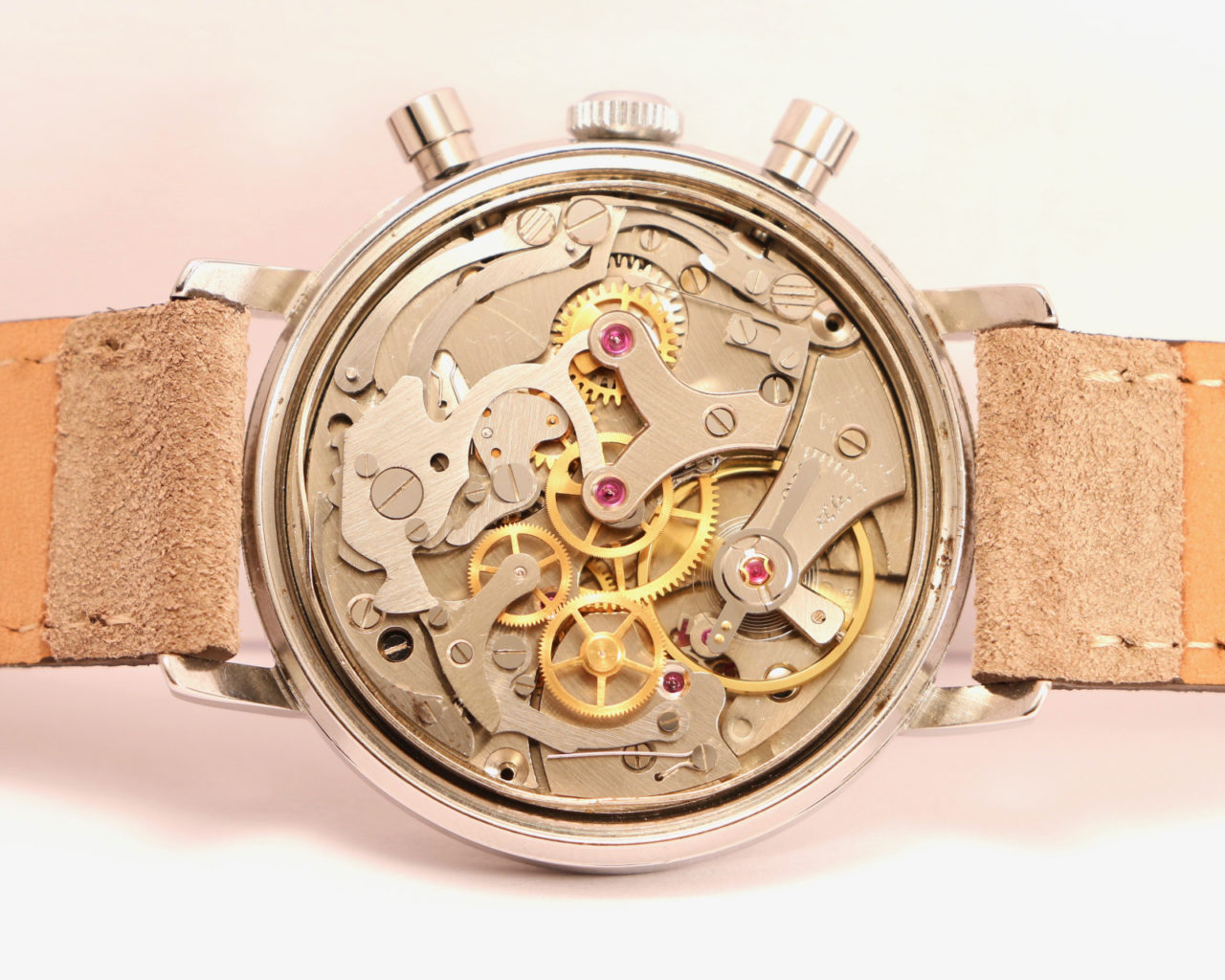 Boîtier De Montre Chronographe VENUS 188 Avec Cadran - Pour Homme - Pièce De Collection Ou Restauration