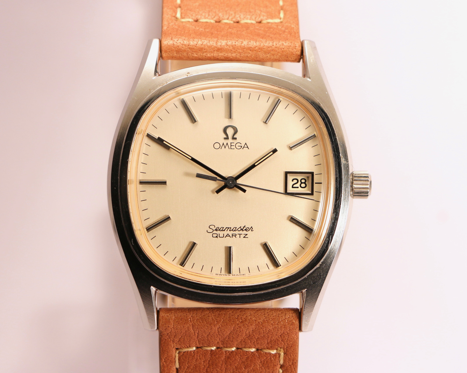 Omega Seamaster Quartz Vintage Ref 196 0150 In Beautiful Condition Omega Seamaster Quartz Vintage Ref 196 0150 In Beautiful Condition