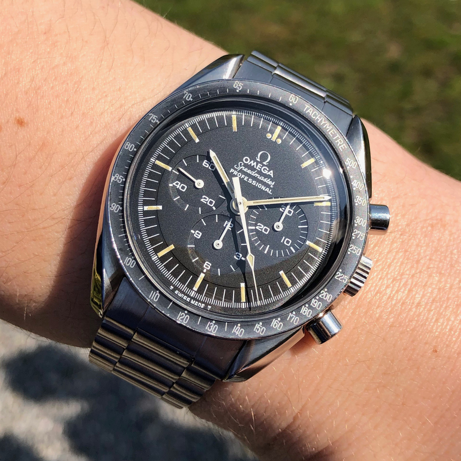 Omega Speedmaster 145.022 74 first owner with a beautiful patina